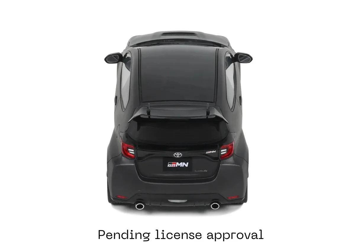 Otto 2022 Toyota Yaris GR (Circuit Pkg) RHD Matte Black 1:18 - Image 3