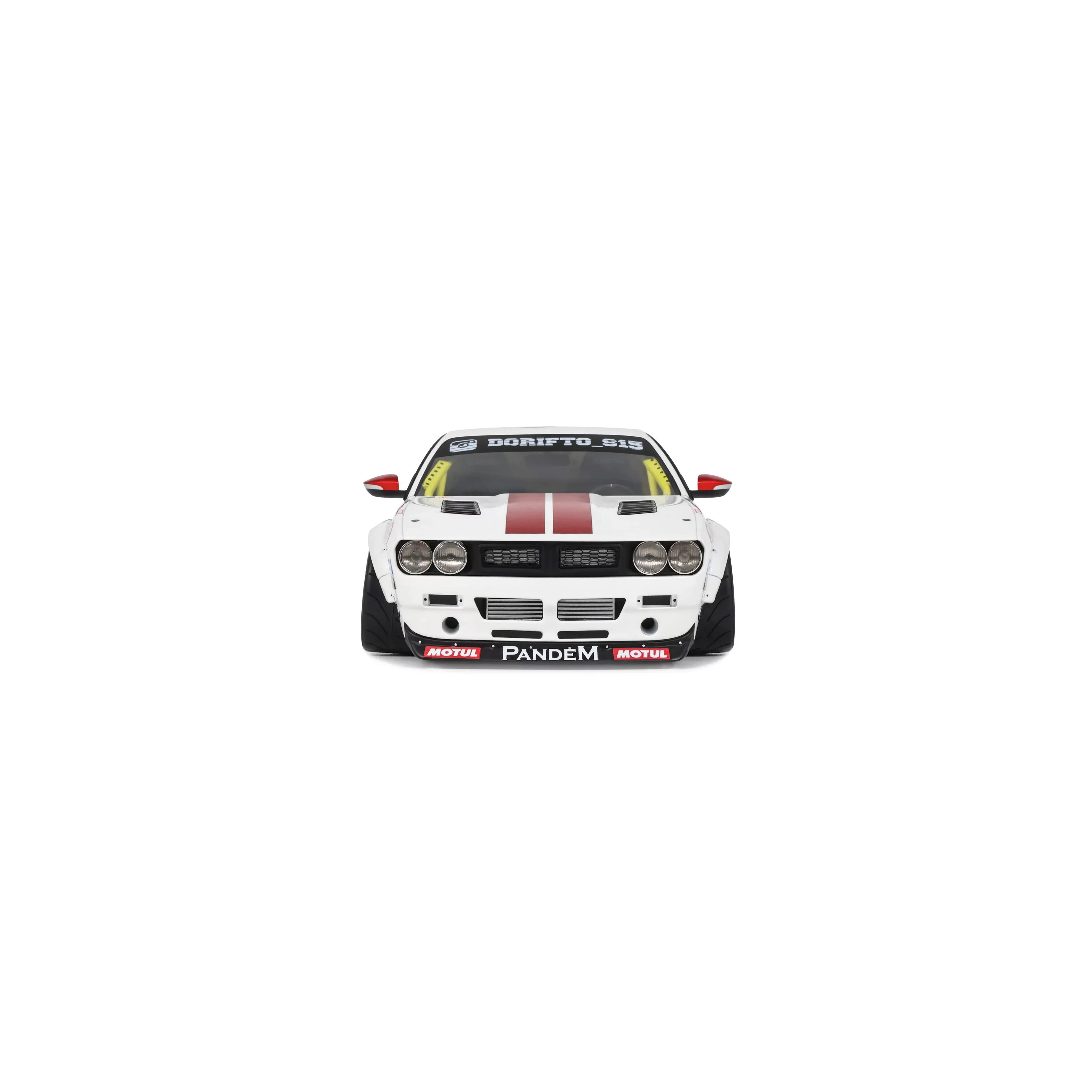Otto 2024 Nissan Silvia (S14) #66 Boss Rocket Bunny White 1:18 - Image 4