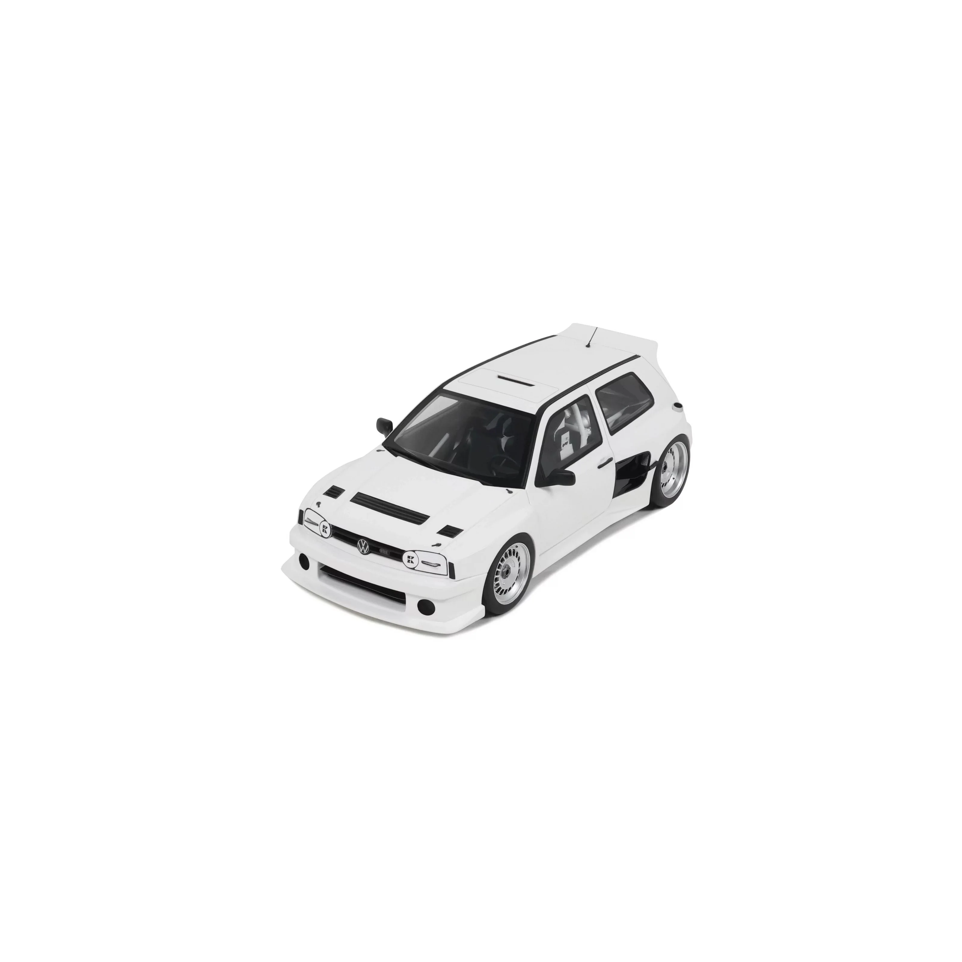 Otto 2024 Volkswagen Golf MK III Khyzyl Saleem White 1:18 - Image 9