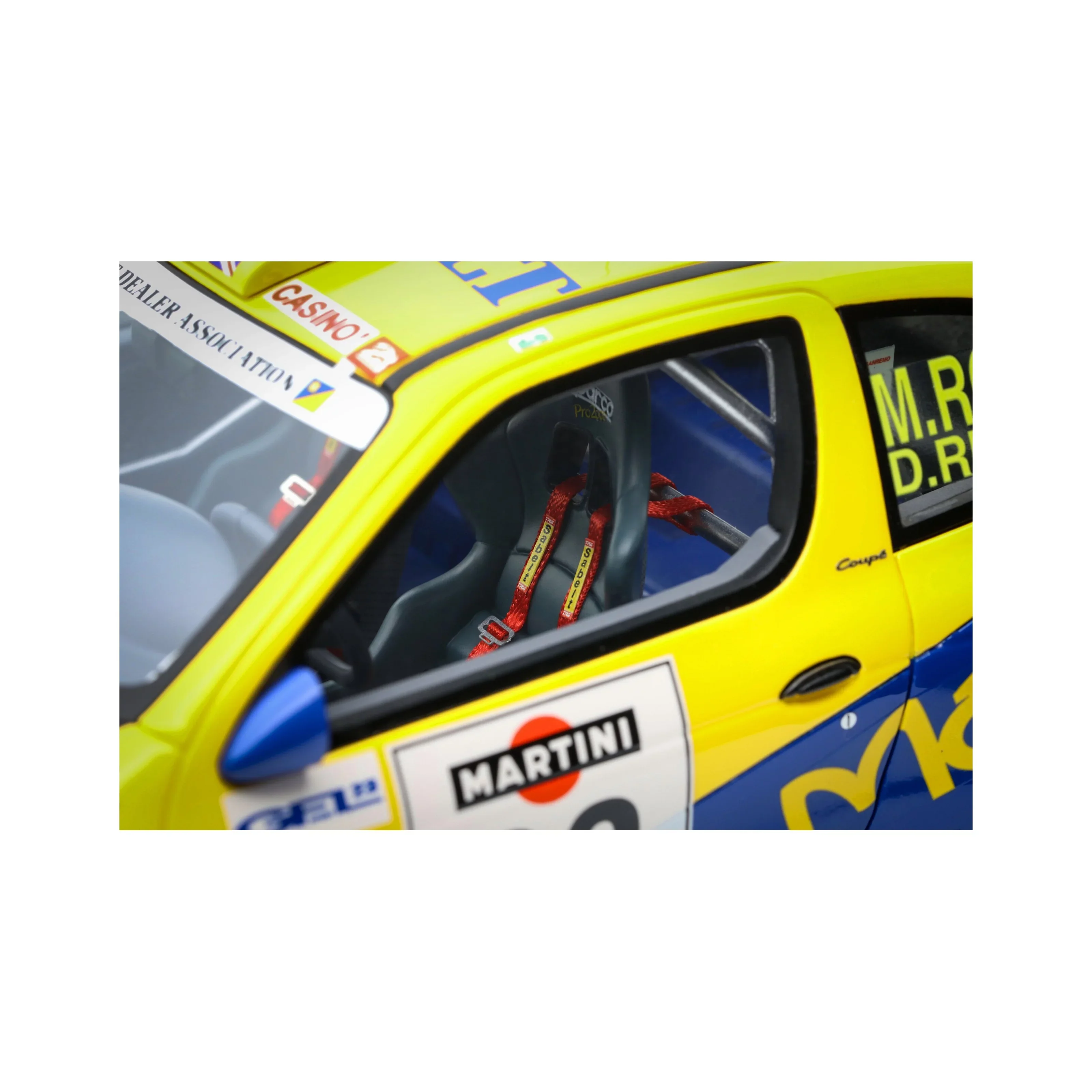 Otto Renault Megane Maxi #33 Rally San Remo 1998 Yellow & Blue 1:18 - Image 11