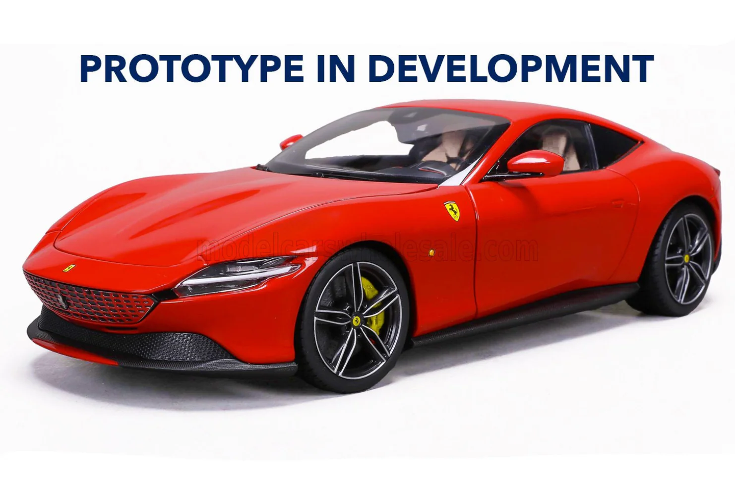Polistil 2019 Ferrari Roma Rosso Corsa (Ferrari Red) High Fidelity WITH DISPLAY 1:18