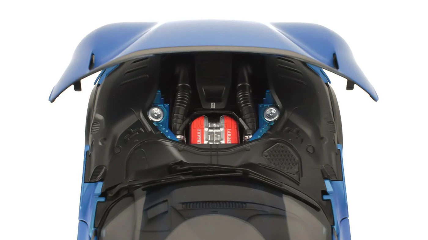 Polistil 2022 Ferrari Purosangue Blu Corsa (Blue Metallic) High Fidelity WITH DISPLAY 1:18 - Image 7