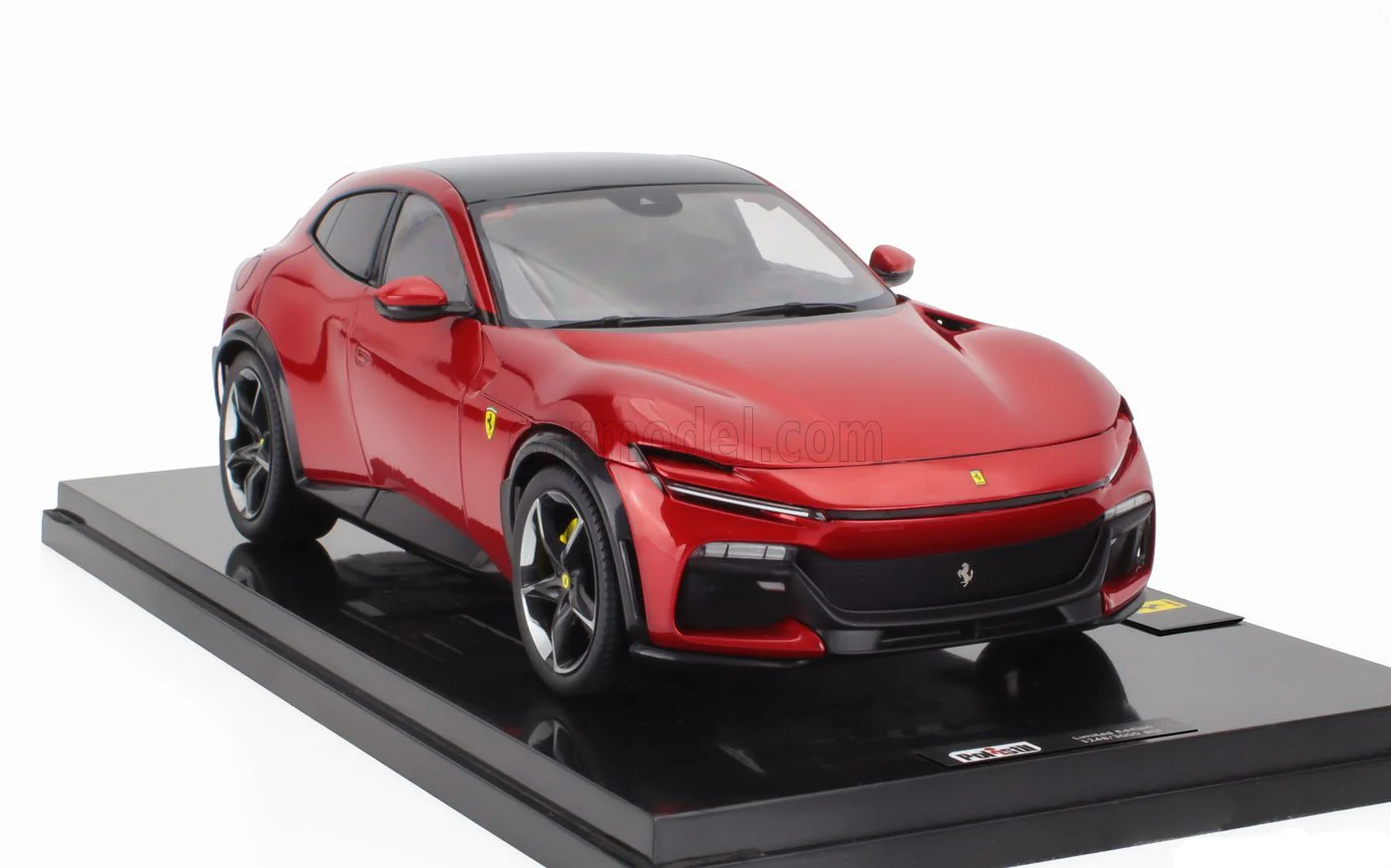 Polistil 2022 Ferrari Purosangue Rossa Magma (Red Metallic) High Fidelity WITH DISPLAY 1:18 - Image 4