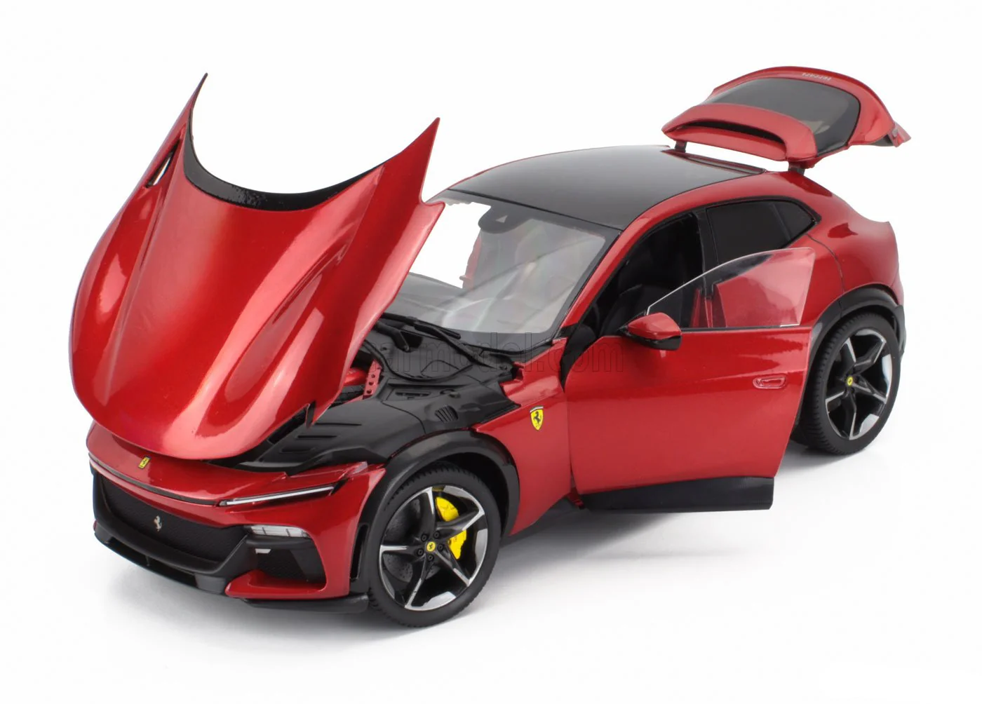 Polistil 2022 Ferrari Purosangue Rossa Magma (Red Metallic) High Fidelity WITH DISPLAY 1:18 - Image 6