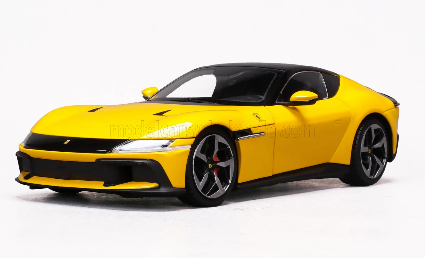 Polistil 2024 Ferrari 12Cilindri Giallo Modena (Yellow) High Fidelity 1:18 - Image 3