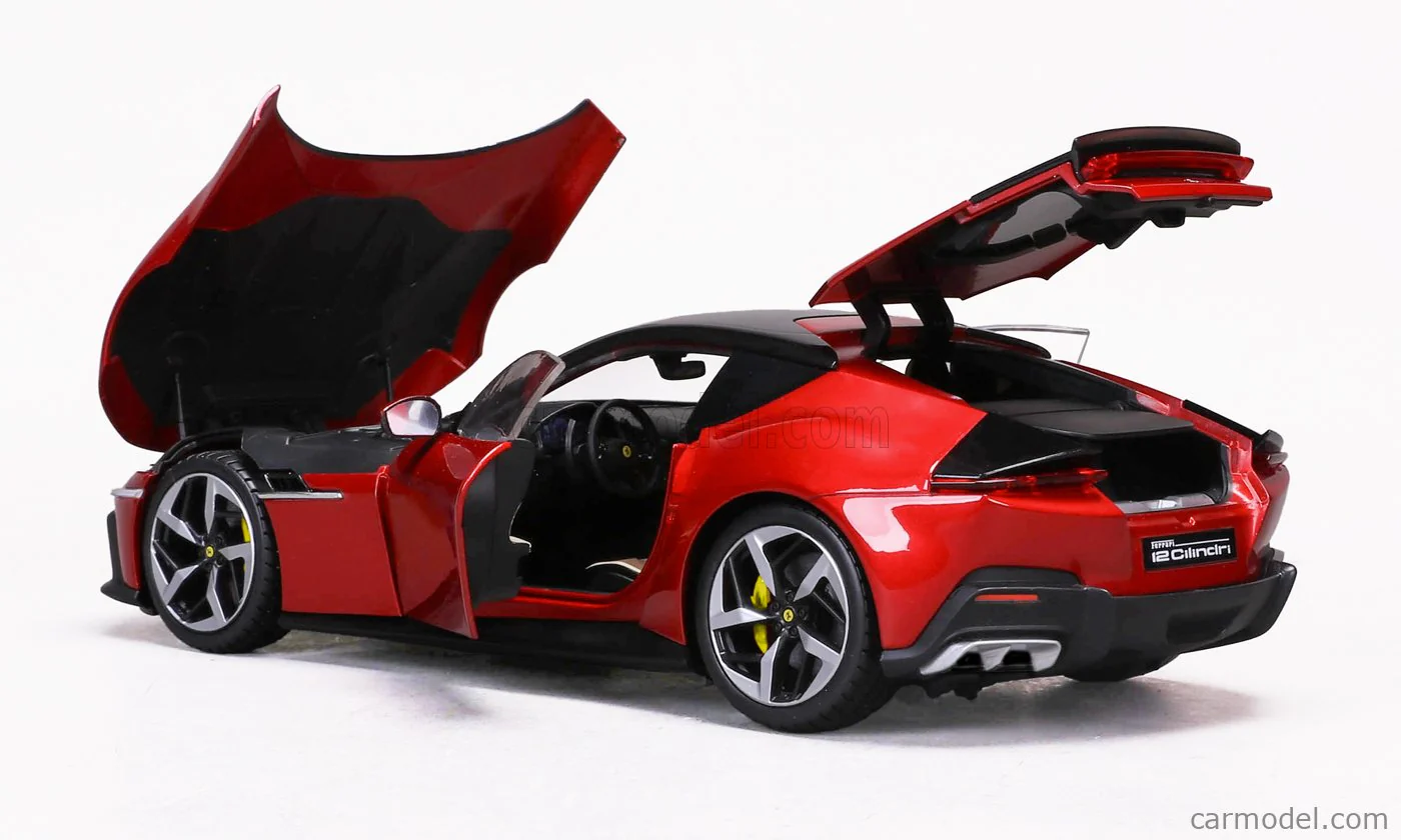 Polistil 2024 Ferrari 12Cilindri Rosso Imola(Red Metallic) High Fidelity 1:18 - Image 6