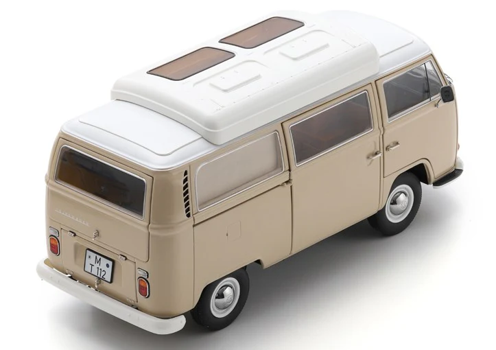 Schuco 1967 Volkswagen T2a Camper Van (MiniBus) Beige 1:18 - Image 2