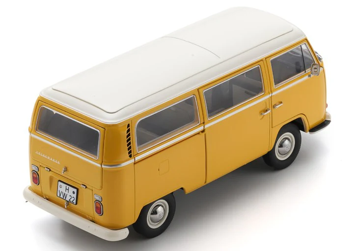 Schuco 1967 Volkswagen T2a Van (MiniBus) Yellow 1:18 - Image 2