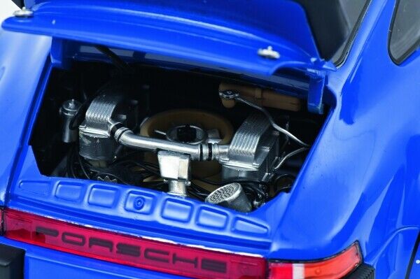 Schuco 1976 Porsche 911 934 RSR 3.0 Turbo Monaco Blue 1:18 - Image 4