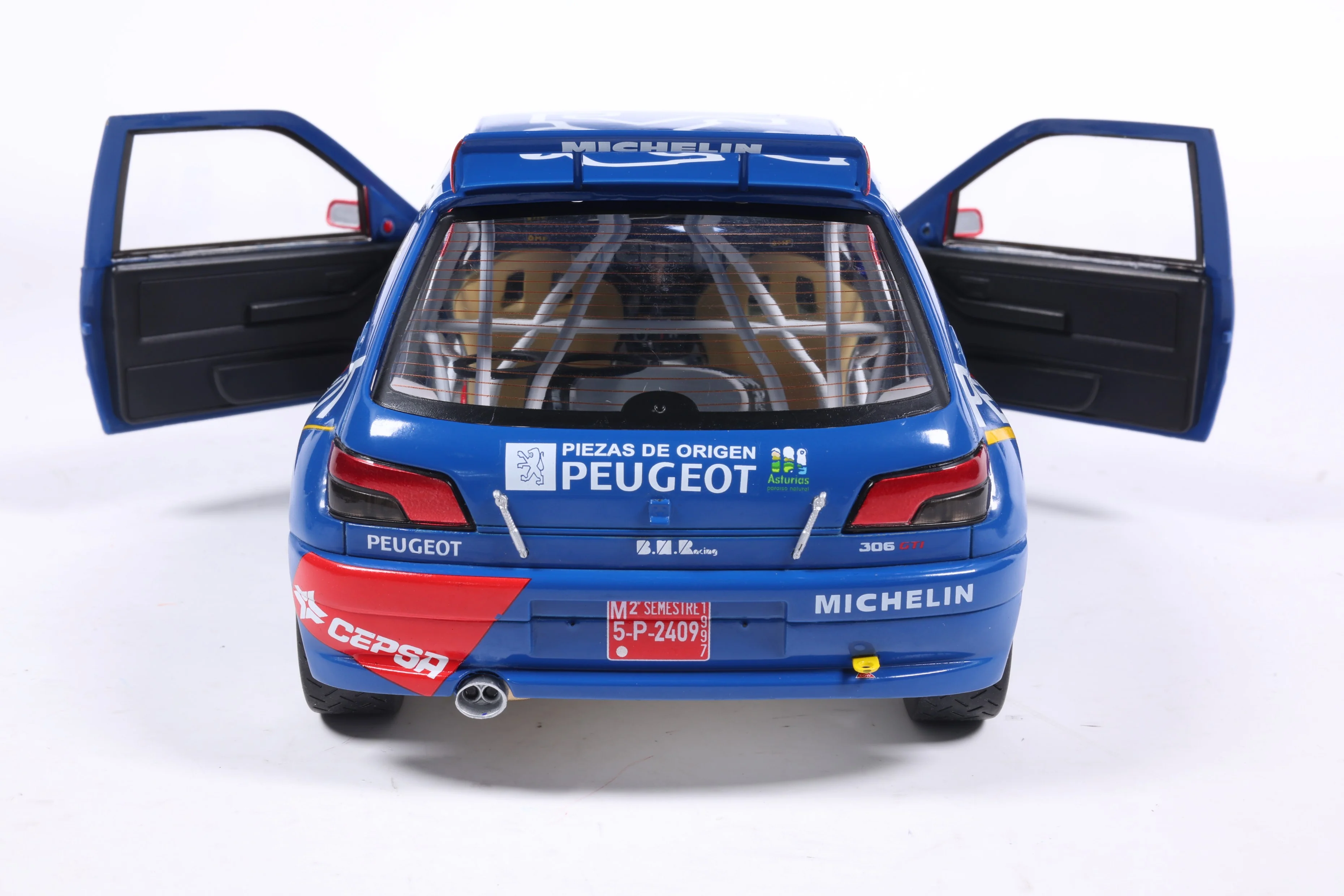 Solido 1:18 Peugeot 306 Maxi #2 Rally De Aviles 1997 Blue 1:18 - Image 12