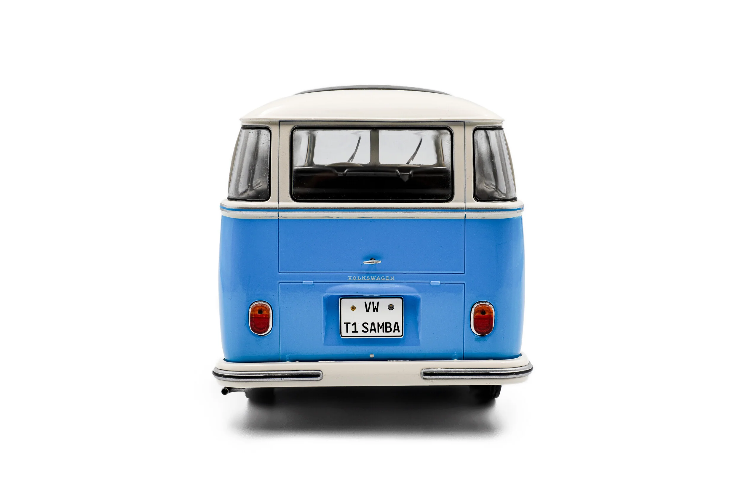 Solido 1962 Volkswagen T1 Samba Minibus Blue 1:18 - Image 3