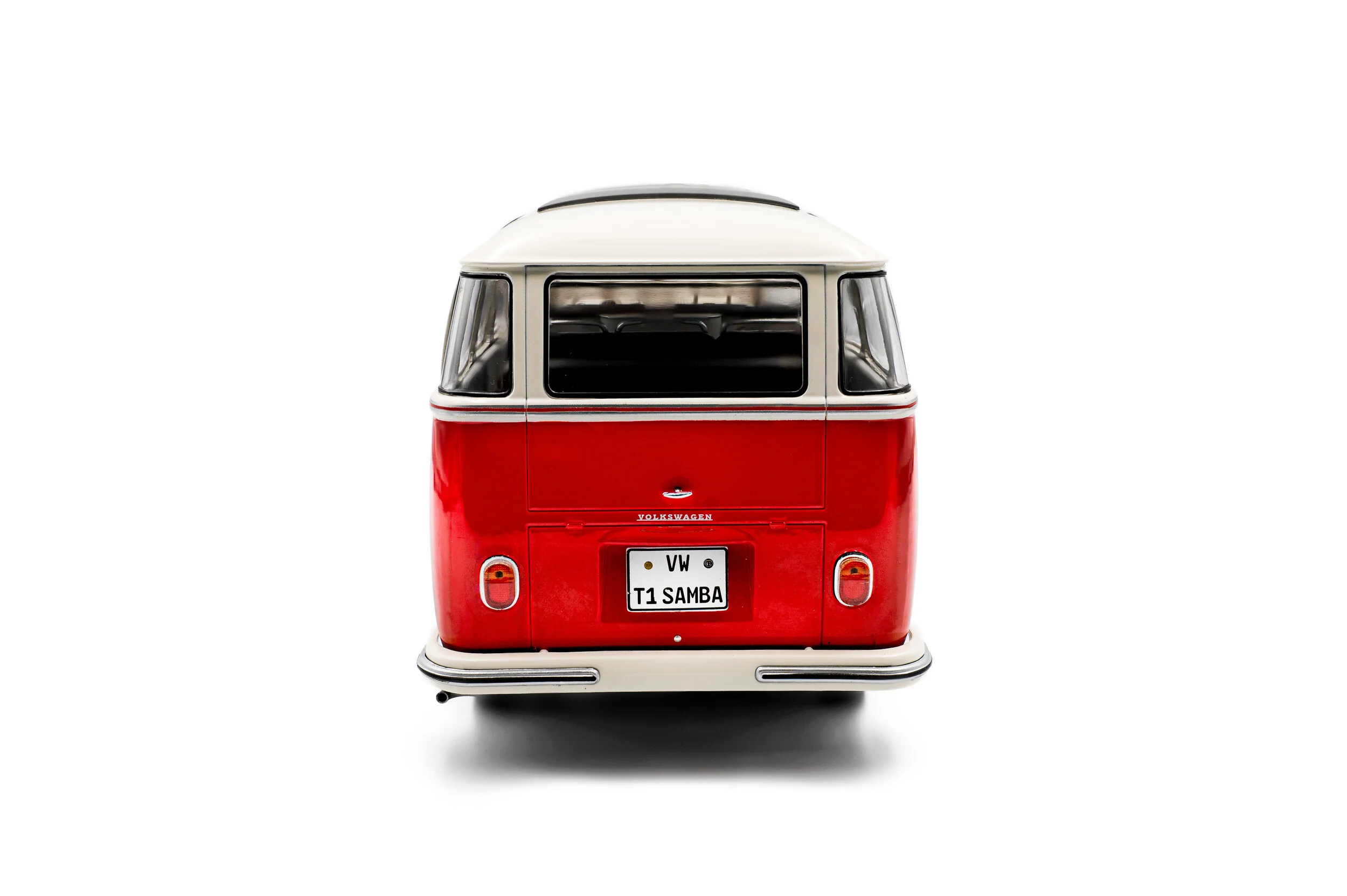 Solido 1962 Volkswagen T1 Samba Minibus Red 1:18 - Image 3