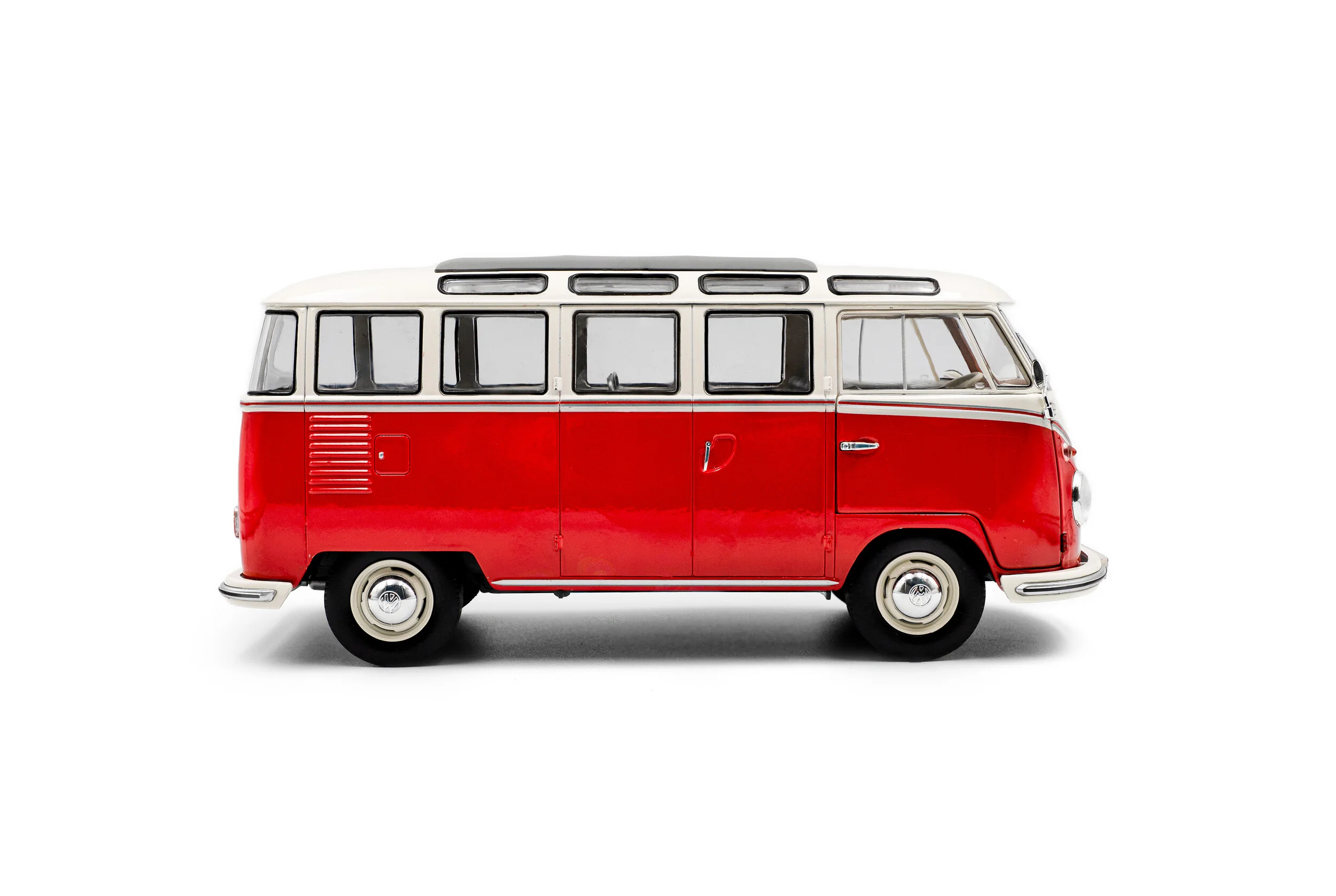 Solido 1962 Volkswagen T1 Samba Minibus Red 1:18 - Image 5