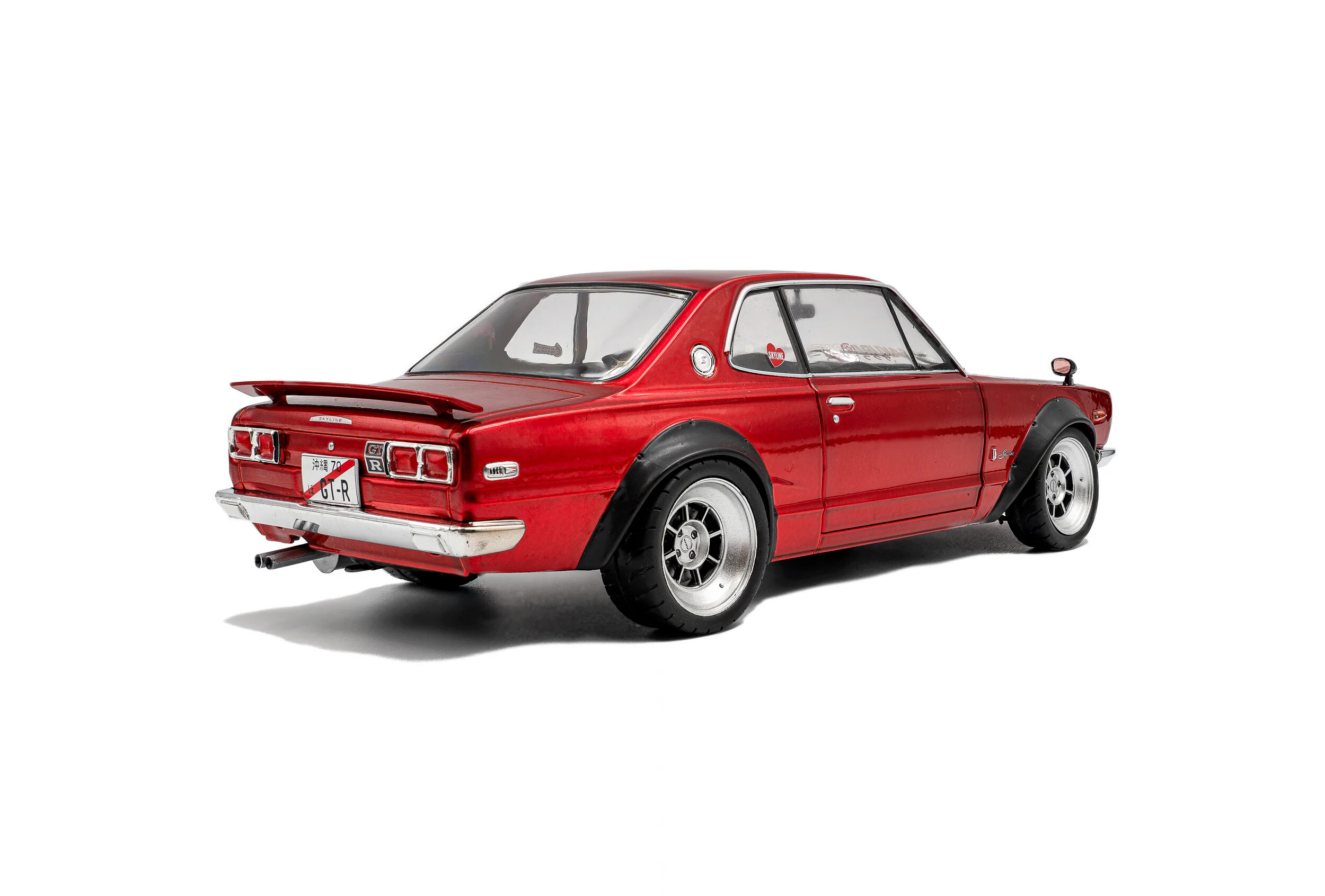 Solido 1970 Nissan Skyline (C10) Hakosuka Red 1:18 - Image 4