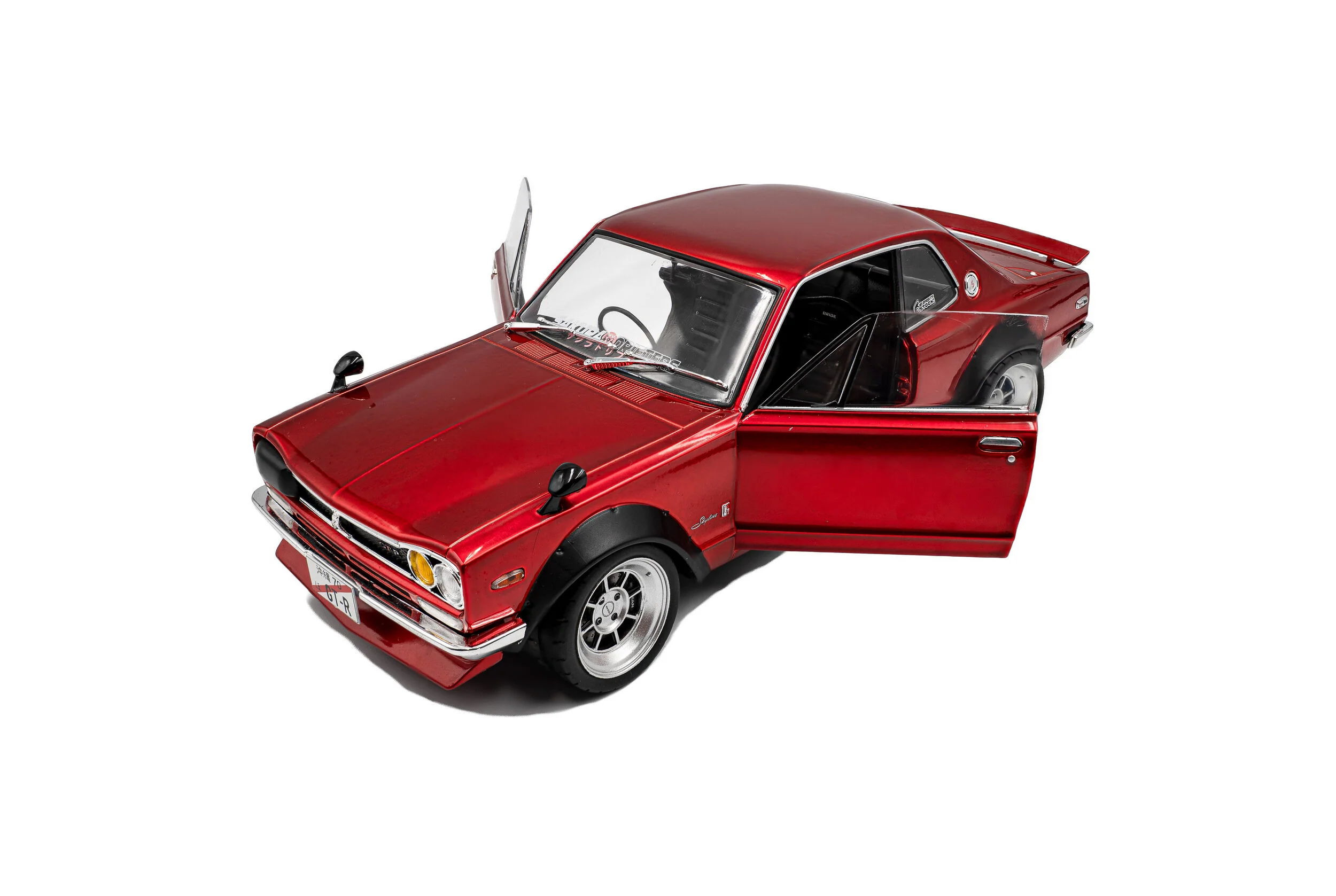 Solido 1970 Nissan Skyline (C10) Hakosuka Red 1:18 - Image 7