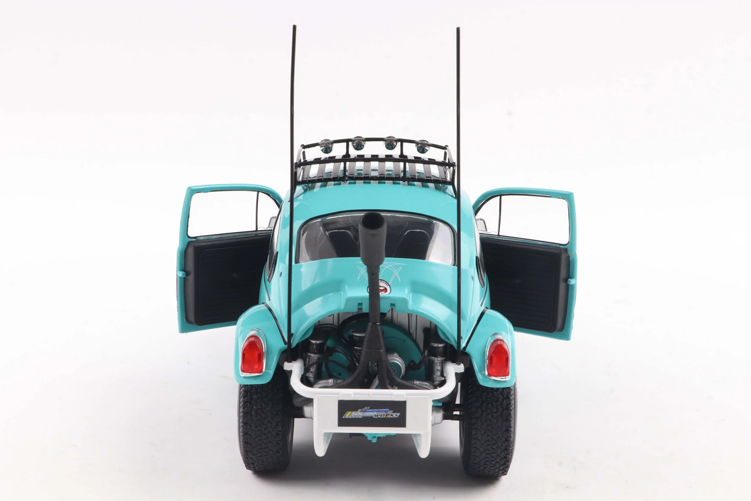 Solido 1976 Volkswagen Beetle Baja All Road Miami Green 1:18 - Image 8