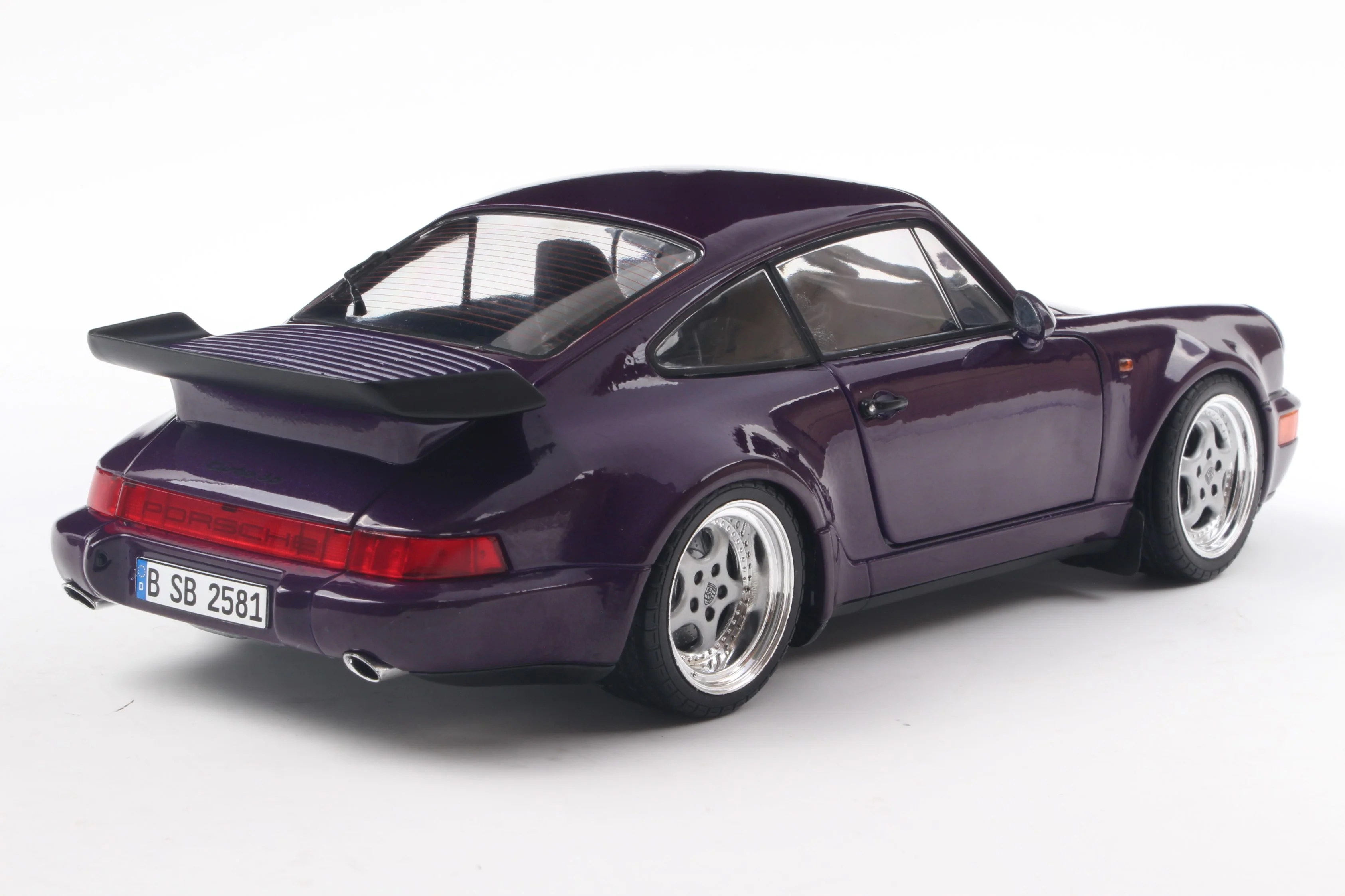 Solido 1990 Porsche 911 (964) Turbo 3.6 Violet Purple Metallic 1:18 - Image 2