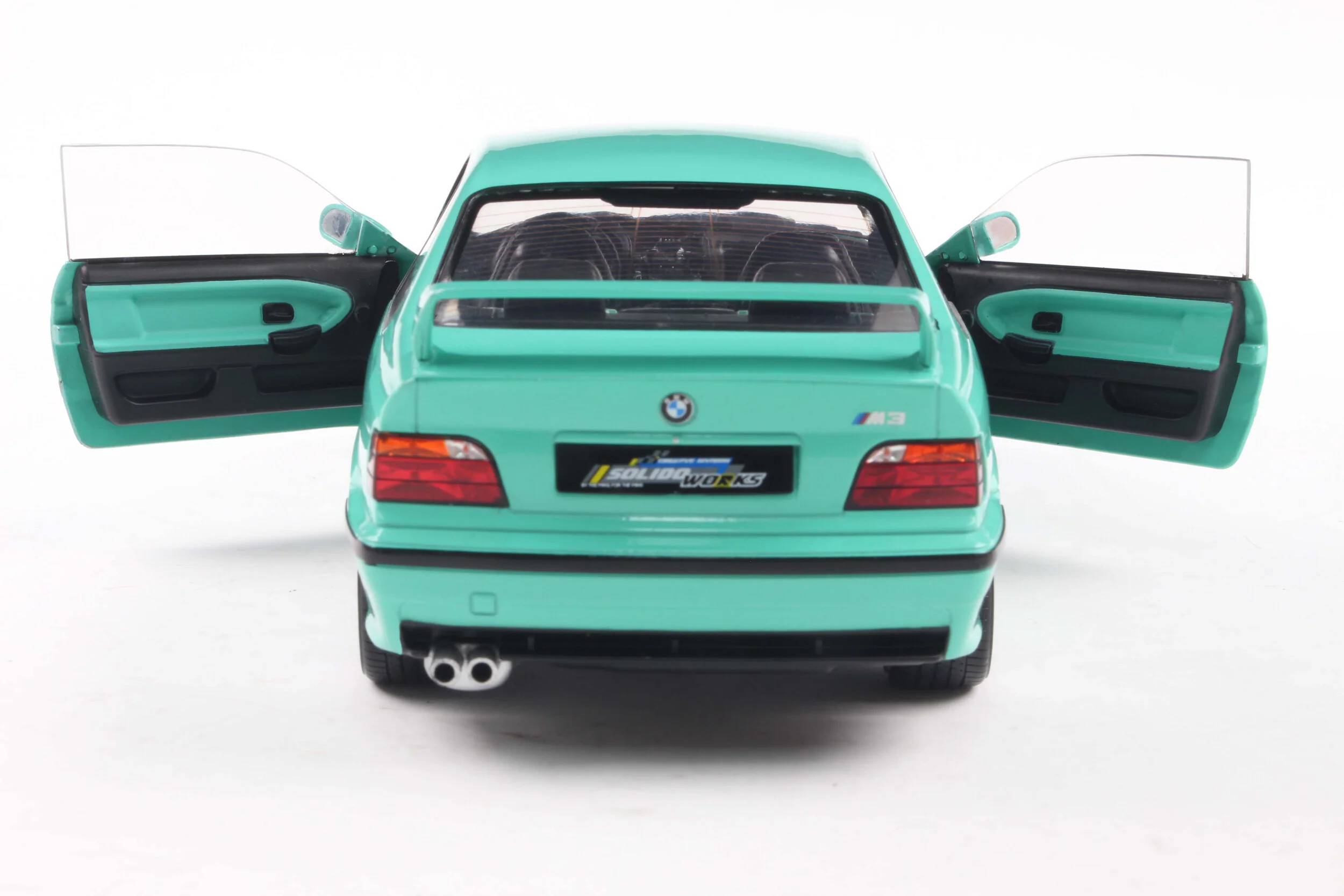 Solido 1991 BMW E36 M3 Coupe Mint Green 1:18 - Image 7