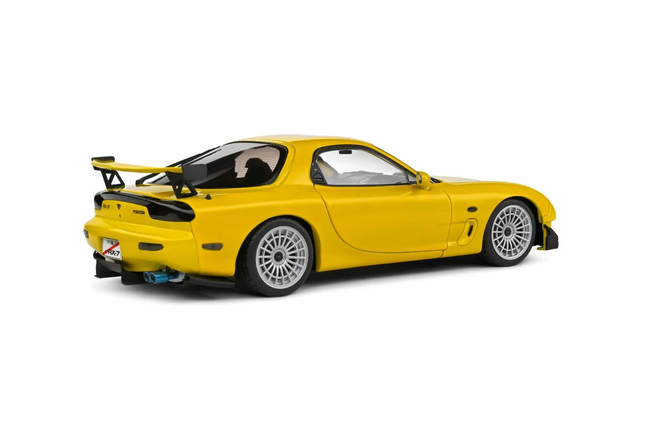 Solido 1994 Mazda RX7 FD RS Streetfighter Yellow 1:18 - Image 4