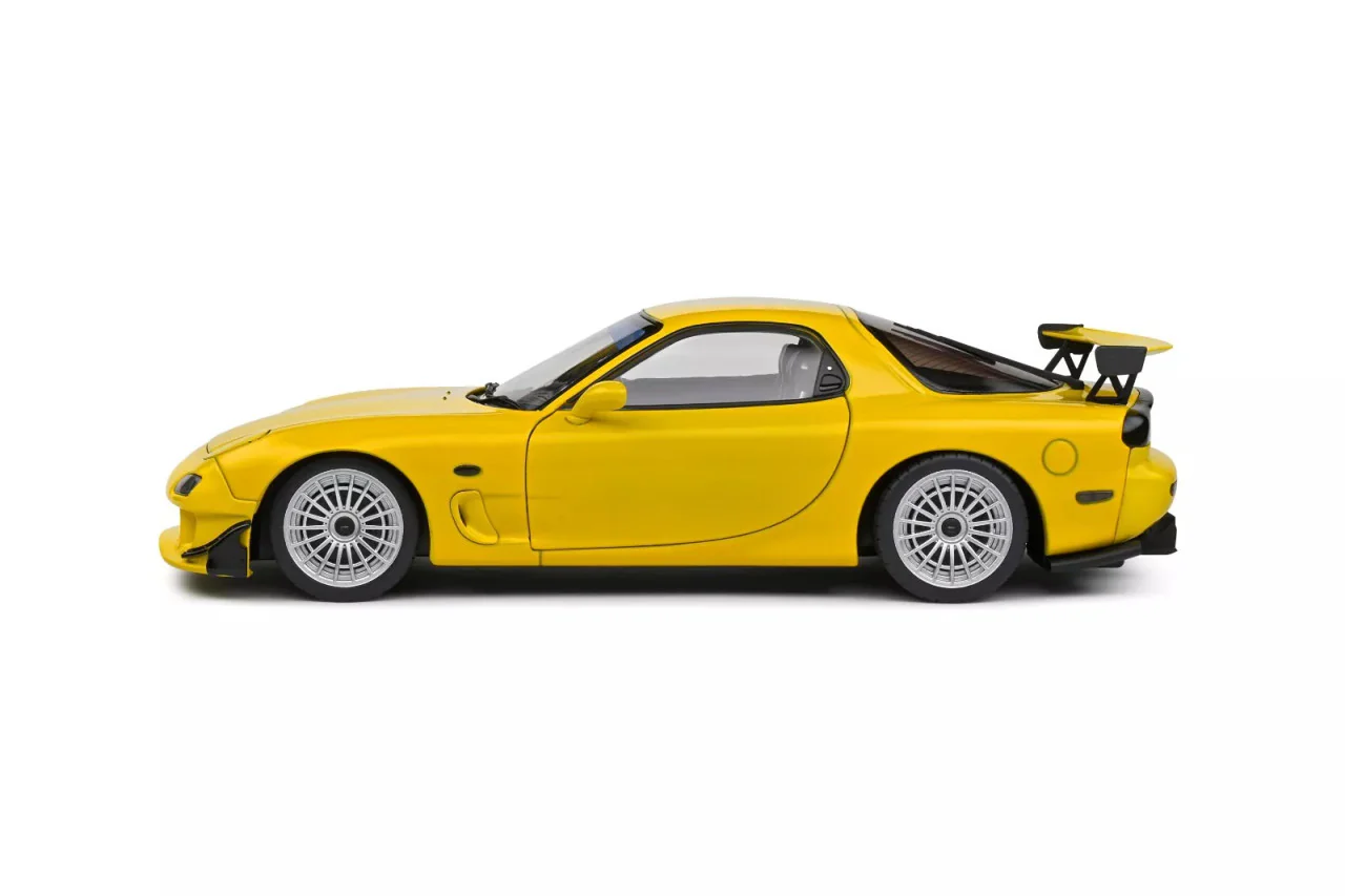 Solido 1994 Mazda RX7 FD RS Streetfighter Yellow 1:18 - Image 8