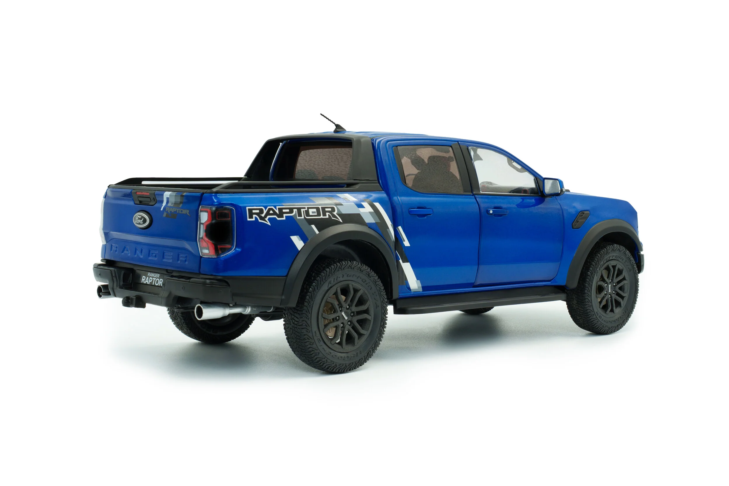Solido 2024 Ford Ranger Raptor Crew Cab Pickup Truck Blue Lightning - Image 4