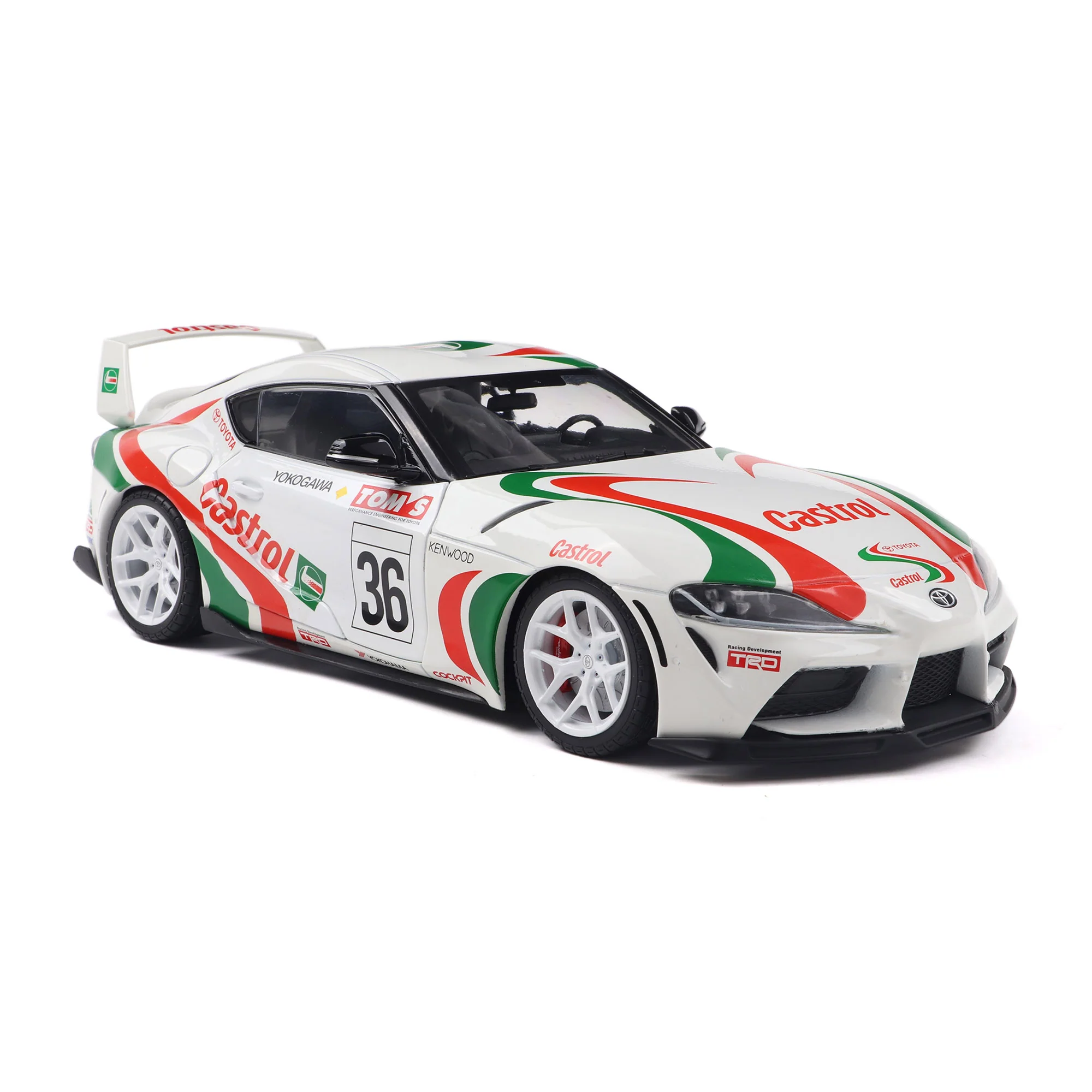 Solido 2024 Toyota GR Supra A90 #36 Toyota Racing Tribute White 1:18 - Image 7