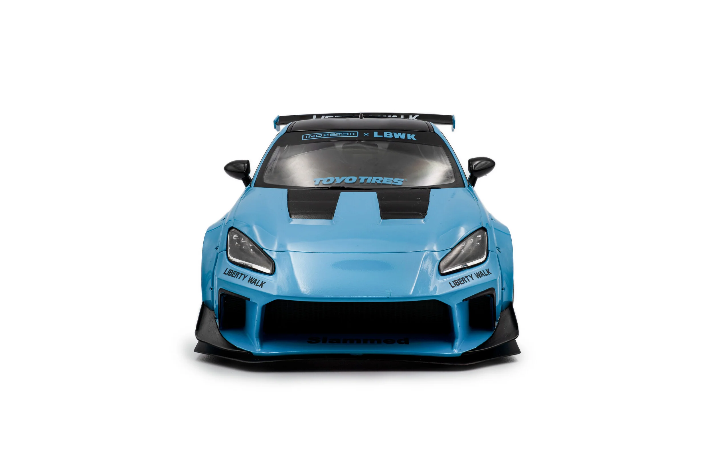 Solido 2024 Toyota GR86 LBWK Body Kit Baby Blue 1:18 - Image 6