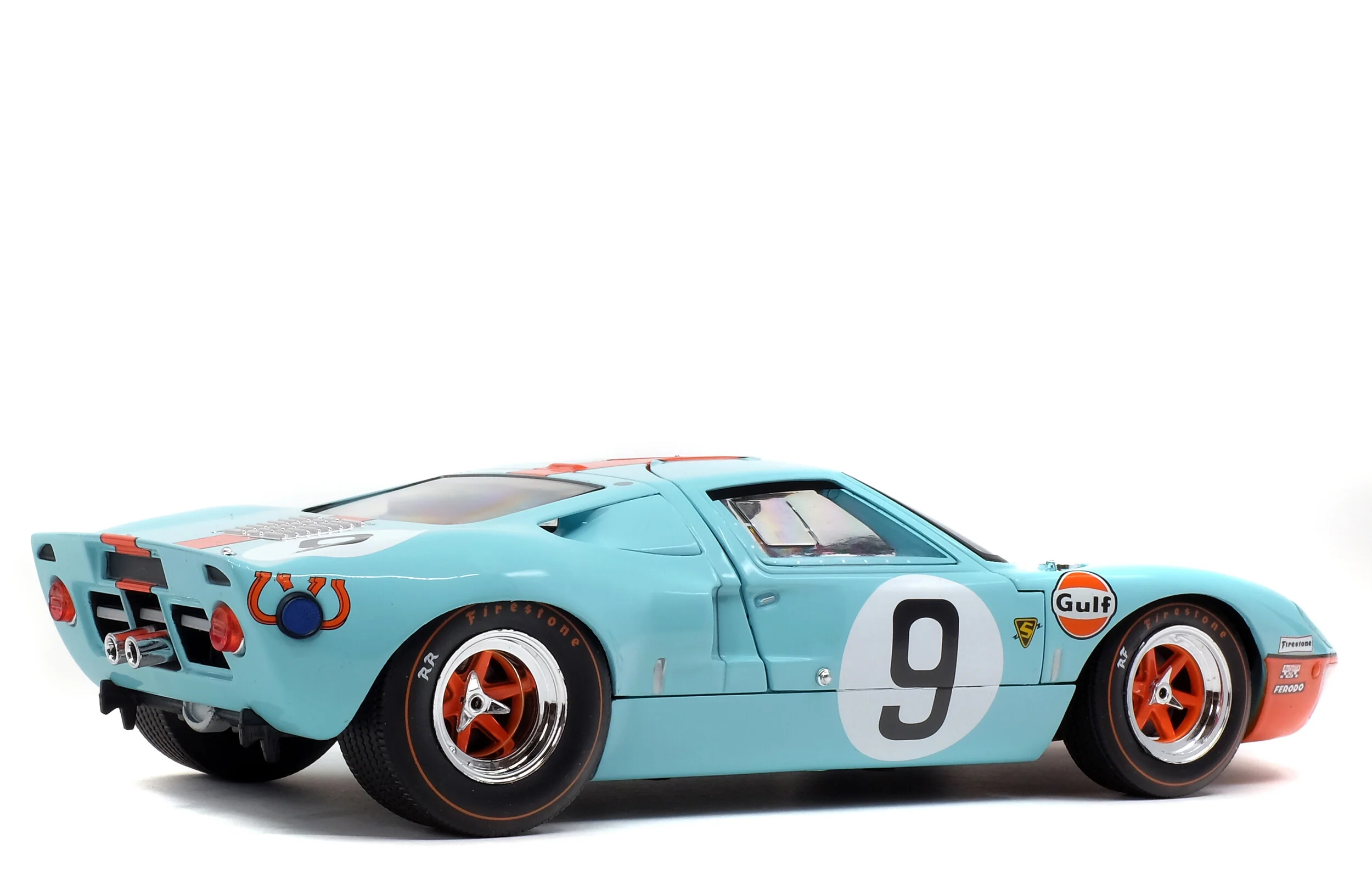 Solido Ford GT40 Mk1 No 9 1968 Le Mans Winner Gulf Blue 1:18 - Image 4