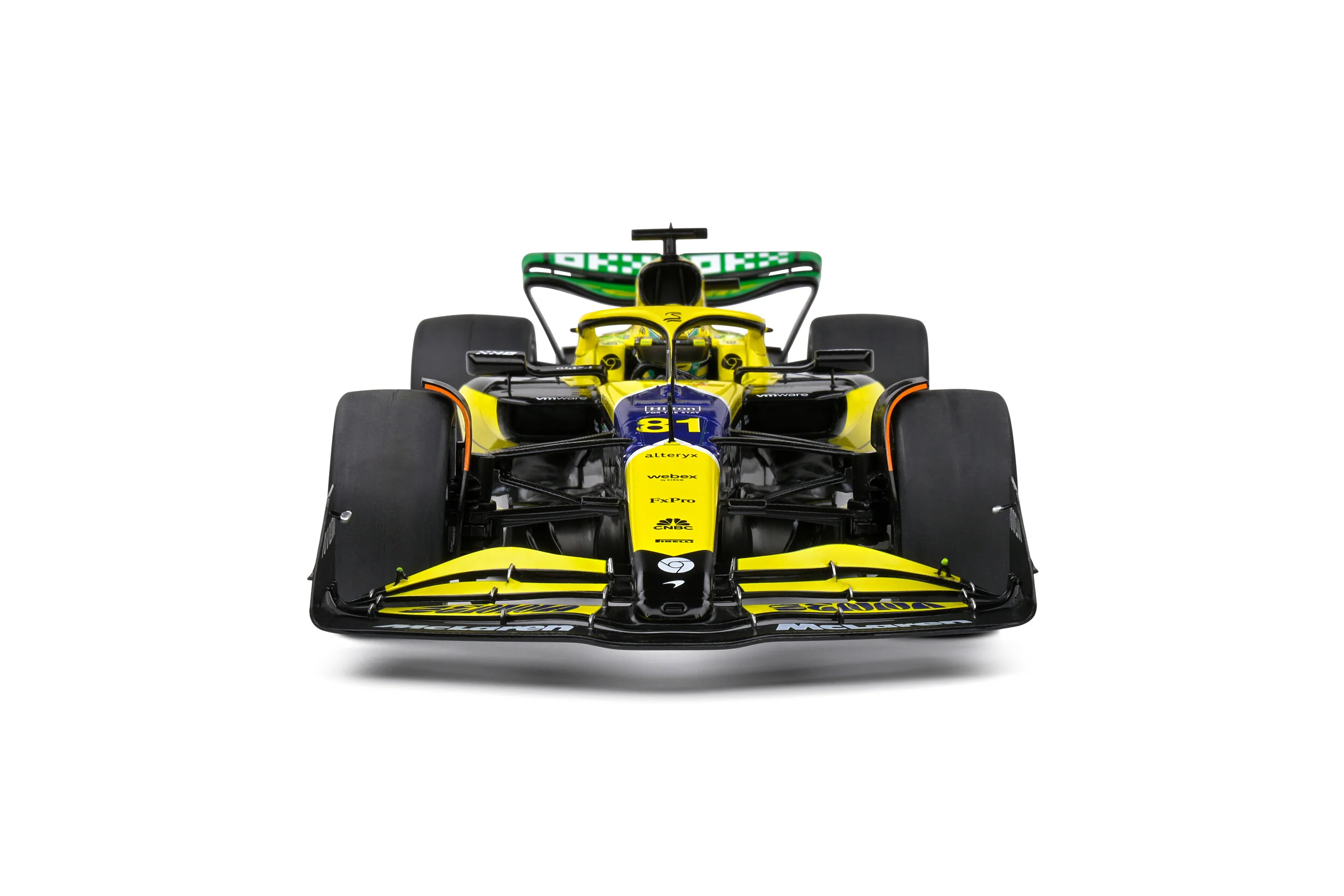 Solido Mclaren F1 Team MCL38 Yellow E. Piastri Monaco GP 2024 1:18 - Image 6