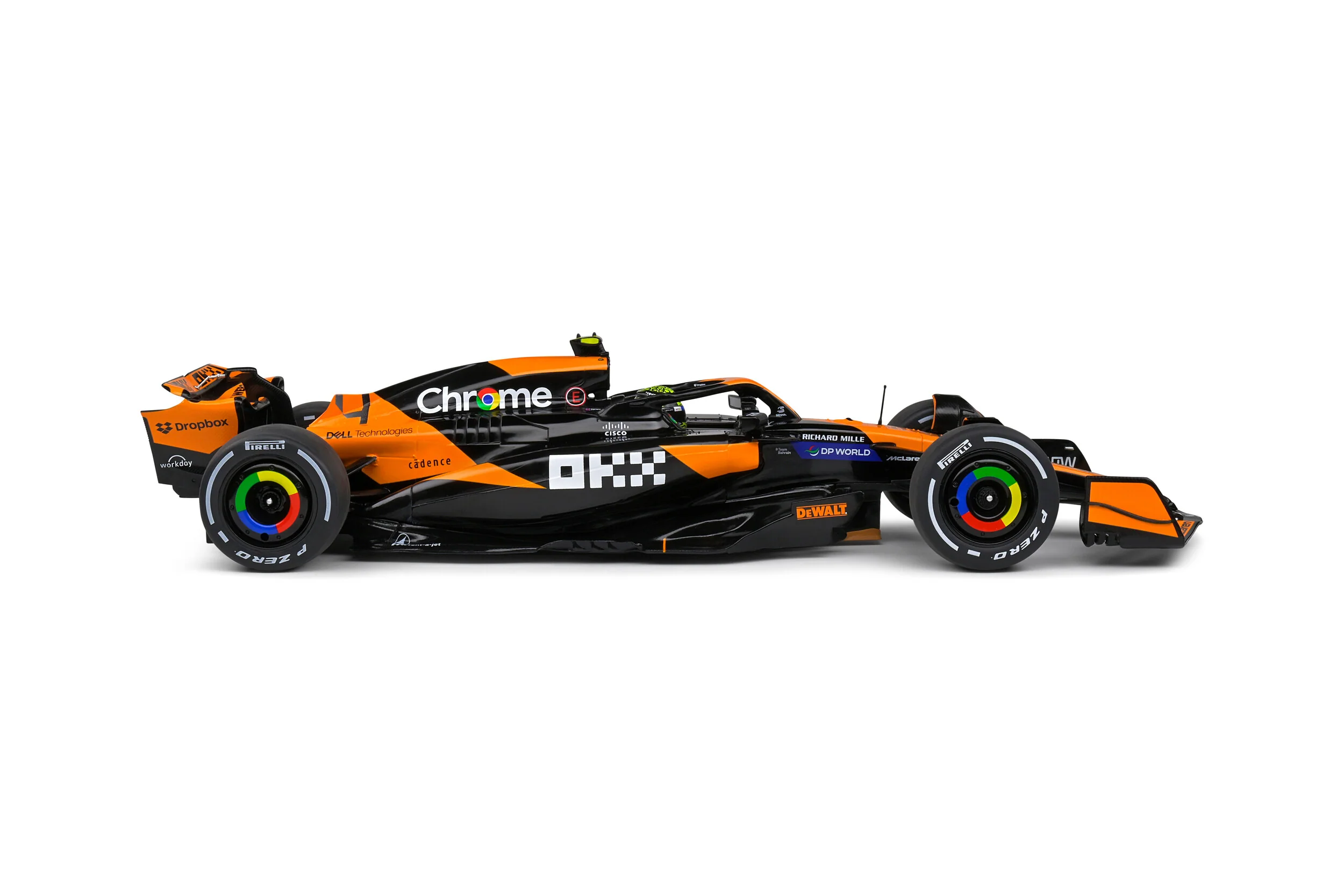 Solido Mclaren F1 Team MCL38 Orange L. Norris First Win Miami GP 2024 1:18 - Image 5