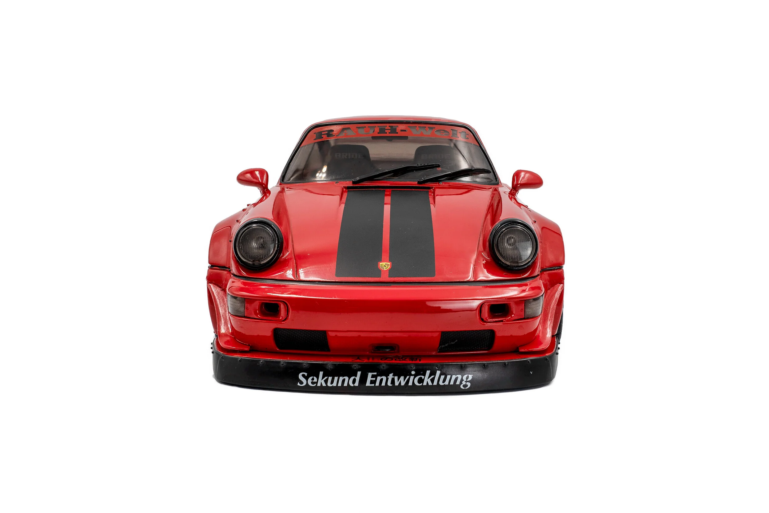 Solido 2024 Porsche 911 964 RWB Taikano Kaishin Red 1:18 - Image 6