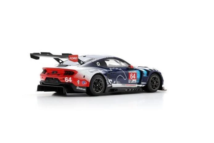 Spark Model Ford Mustang GT3 #64 Ford Multimatic Motorsports 2023 Presentation Car Black 1:18 - Image 3