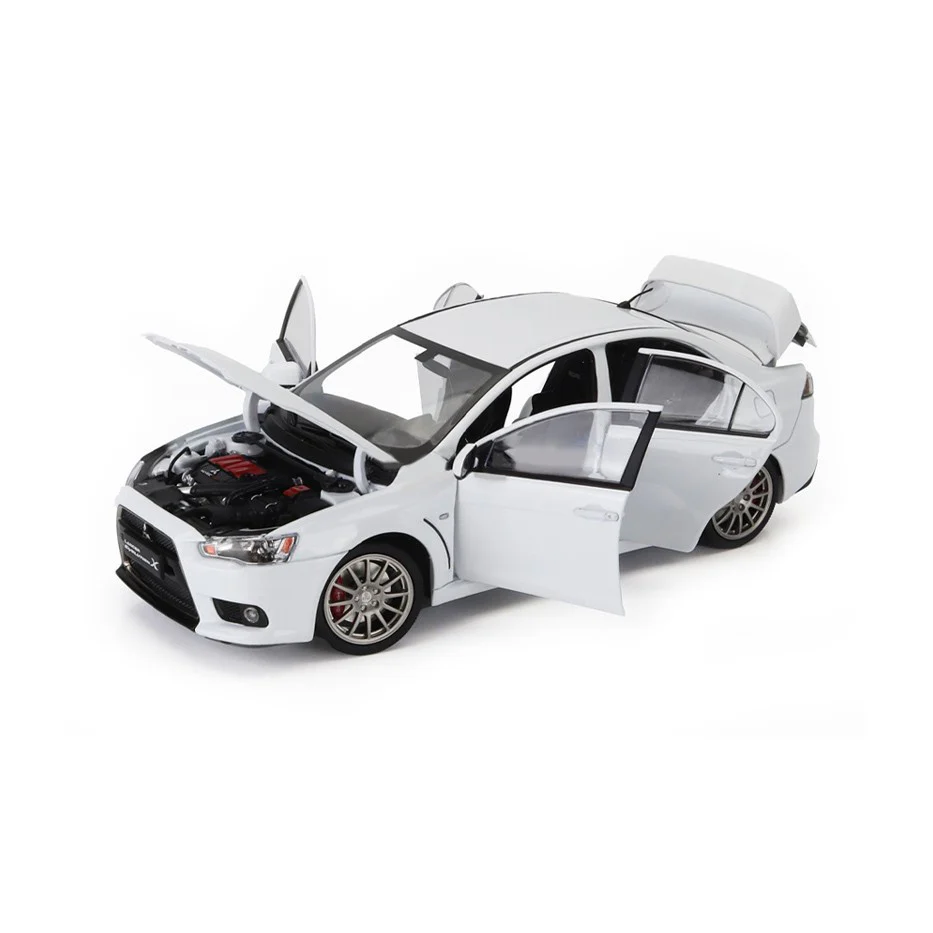 Sun-Star 2007 Mitsubishi Lancer Evolution X FQ400 White Metallic 1:18 - Image 6