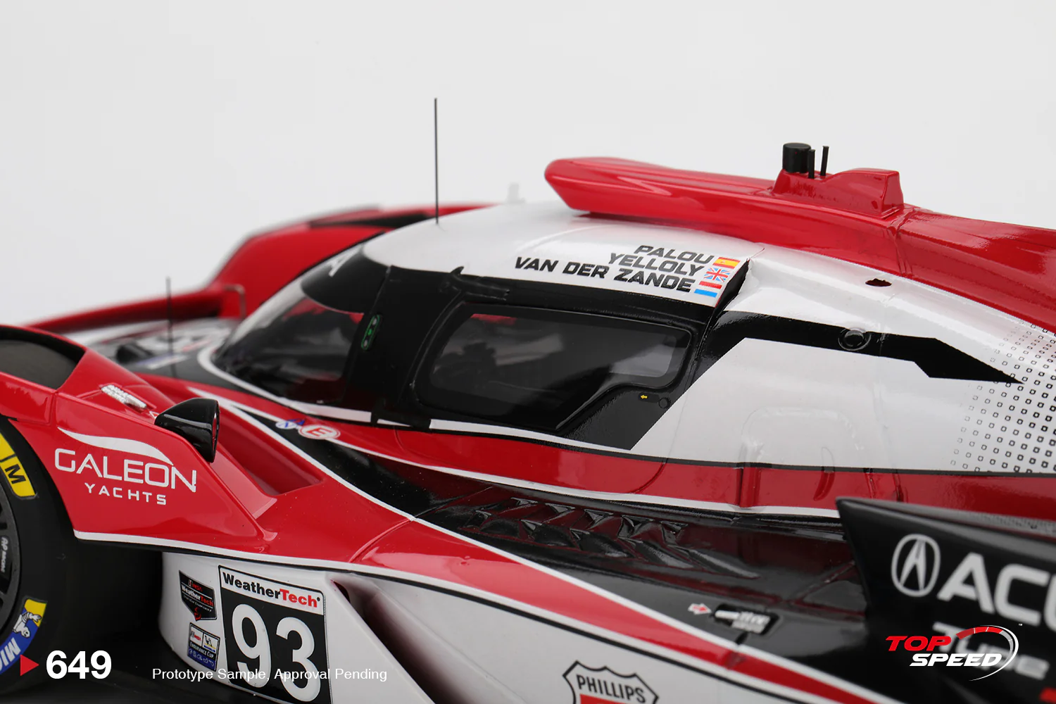 Topspeed Acura ARX-06 #93 Meyer Shank Racing IMSA 3rd 2025 Sebring 12 Hrs 1:18 - Image 5