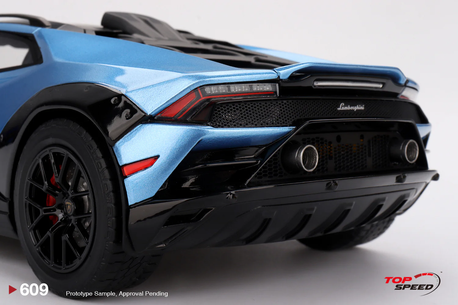 Topspeed Lamborghini Huracan Sterrato Blu Aegir (Blue) 1:18 - Image 6