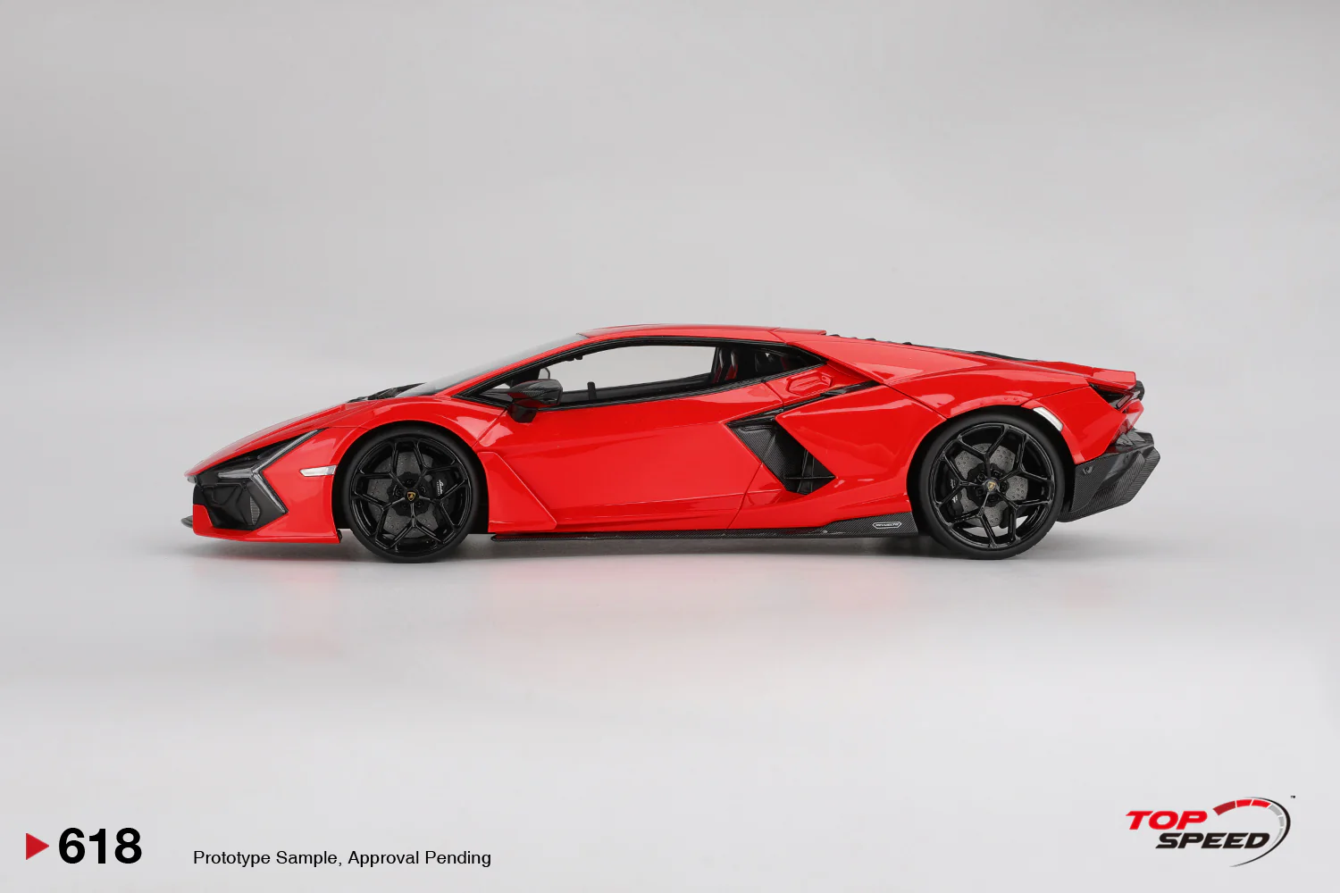 Topspeed Lamborghini Revuelto Arancio Dac Lucido (Shiny Orange) 1:18 - Image 3