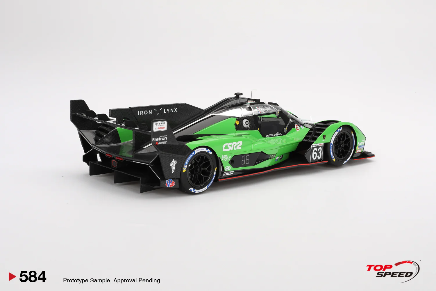 Topspeed Lamborghini SC63 #63 Iron Lynx 2024 IMSA Sebring 12hrs Green 1:18 - Image 2