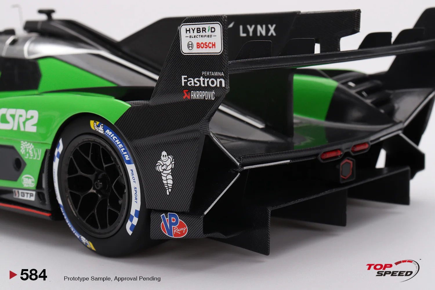 Topspeed Lamborghini SC63 #63 Iron Lynx 2024 IMSA Sebring 12hrs Green 1:18 - Image 6