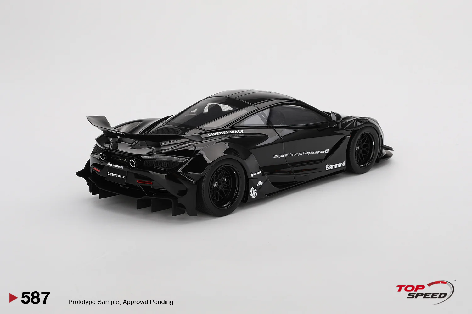 Topspeed Mclaren 720S LB-Works TAS 2024 Black 1:18 - Image 2