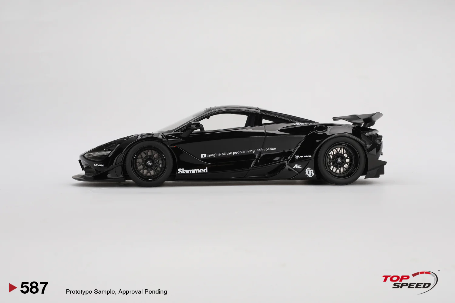 Topspeed Mclaren 720S LB-Works TAS 2024 Black 1:18 - Image 3
