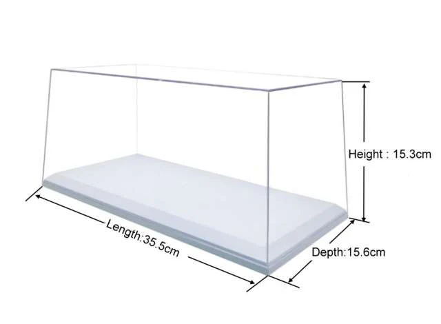 Triple 9 - Accessories - Display Case Acrylic with White Plastic Base 1:18 - Image 2