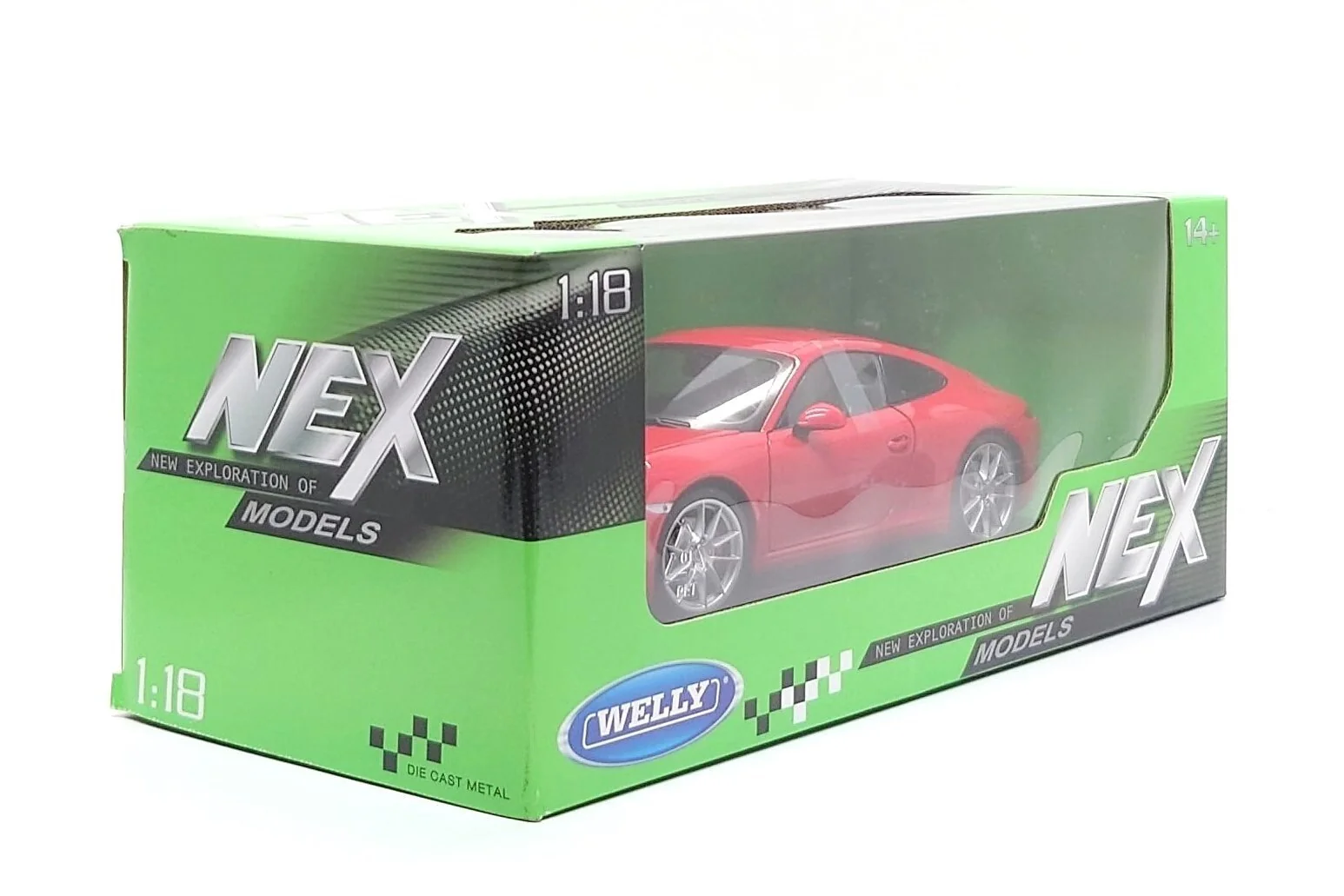 Welly 2013 Porsche 911 991 Carrera S Coupe Guards Red 1:18 - Image 9