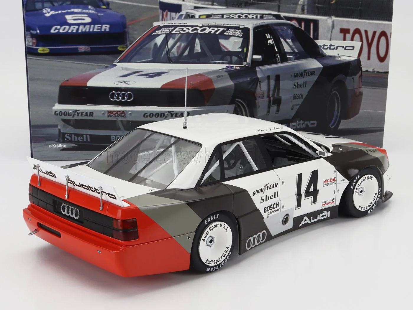 Werk83 Audi 200 Quattro Team Audisport No 14 Cleveland Trans-Am 1988 1:18 - Image 2